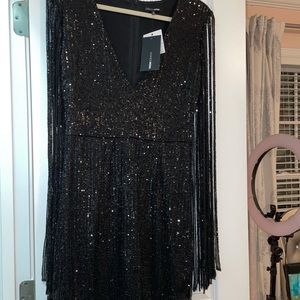 Black Sequin Dress